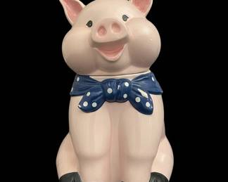 Vintage Ceramic Pig Cookie Jar
