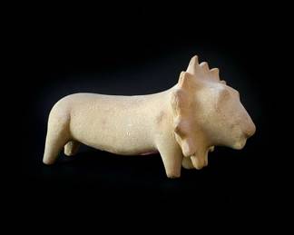 Vintage Lion Figural Coin Bank second image