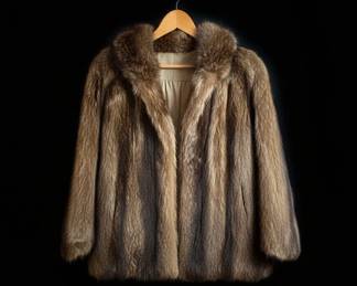 Vintage Raccoon Fur Jacket