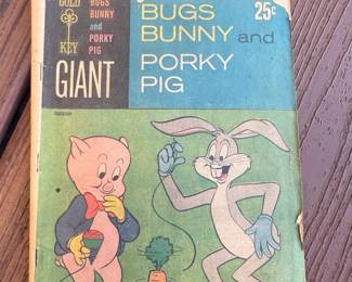 Gold Key Bugs Bunny and Porky Pig Giant  