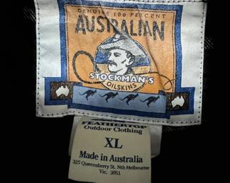 Feathertop Australian Stockmans Oilskin Jacket
