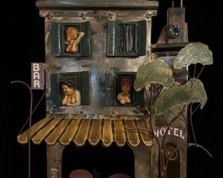 Curtis Jere Paris Cafe Style Metal Wall Sculpture seventh image