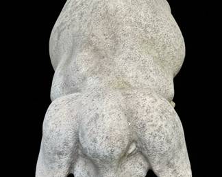 Cast Concrete Garden Pig Statue