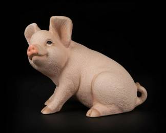 Vintage Anthropomorphic Pig Figurines second image