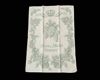 Prince Michel Vineyard Jacquard Francais Dishtowel