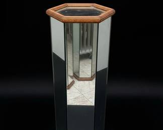 Vintage Cast Aluminum Pedestal Mailbox with Relief Scene third image