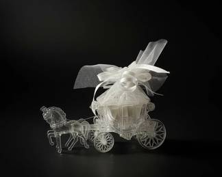 Cinderella HorseDrawn Carriage Wedding Favor third image