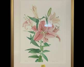 Stephanie Clayton Scott Watercolor Lily Print fifth image