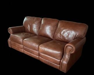 Leather Chesterfield ThreeCushion Sofa