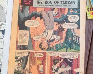 Tarzan  Comic Book Page 