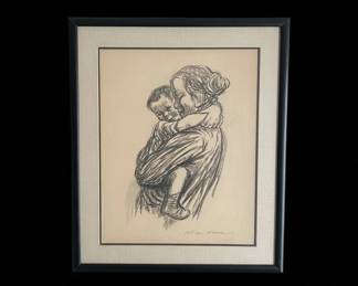 Kthe Kollwitz, Mother and Child Mutter mit Kind print third image