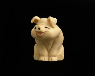 Vintage Rubber Pig Squeaky Toy