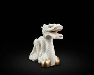 Vintage Yoshimi K Style Ceramic Dragon Figurine