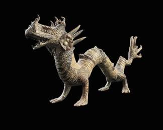 Vintage Ceramic Dragon Figurines second image