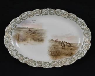 Antique Game Bird Porcelain Set Haviland Limoges