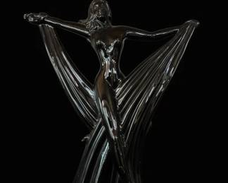 Lindsey B Style Black Ceramic Dancer Figurine second image