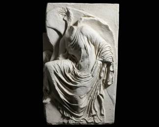 Neoclassical Style Composite Garden Urn with Bacchanalian Scene second image
