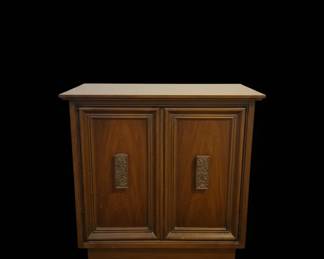 MidCentury Modern Bassett Mayan Walnut Nightstand