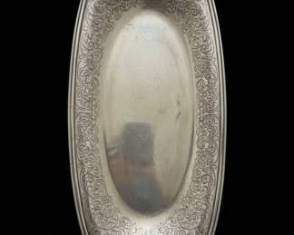 Vintage Superior Silver Co. Oval Serving Tray
