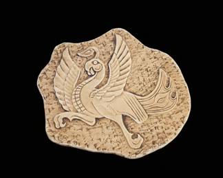 WMC Ceramic Mythological Griffin Wall Plaque