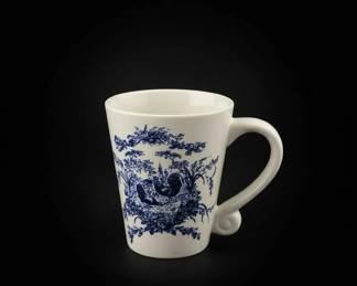 California Pantry Rooster Toile Mug third image