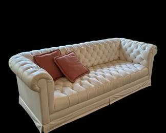 Chesterfield Style Tufted Sofa