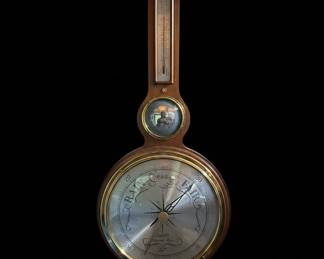 Vintage BanjoStyle Barometer and Weather Station