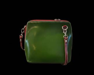 Vera Pelle Italian Leather Crossbody Bag