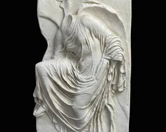 Neoclassical Style Composite Garden Urn with Bacchanalian Scene fourth image
