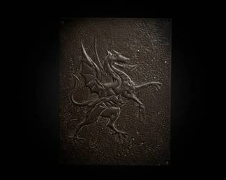 Cast Iron Dragon Fireback
