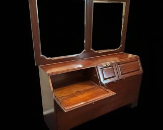 MidCentury Modern DropFront Vanity Console third image