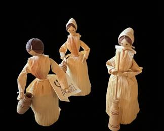 Nositel Tradice Corn Husk Folk Art Figures