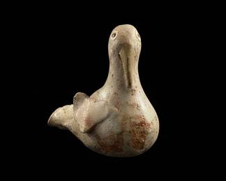 Heron Loris Pottery Bird Bank