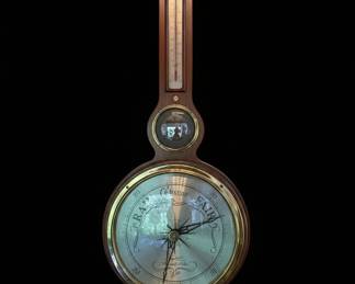 Vintage Howard Miller Banjo Weather Station