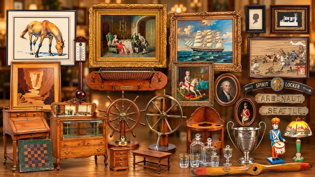 Victorian Maritime Antique Gallery Display