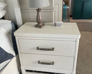 Pair of two-drawer side chest