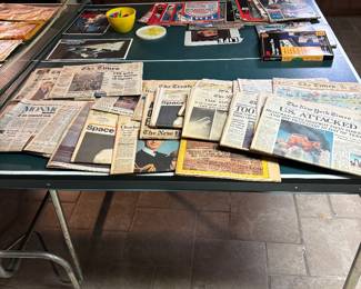 Vintage news papers