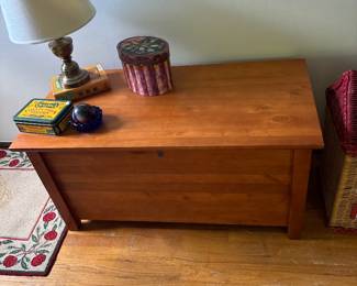 solid wood trunk