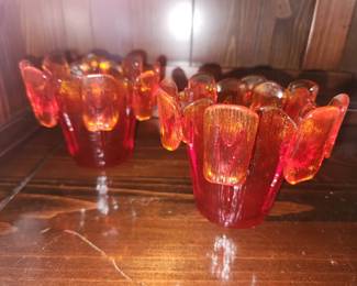 Viking Finnish crown candle votives