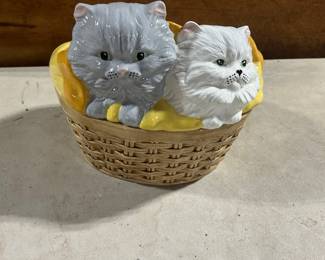 Ceramic cat jar