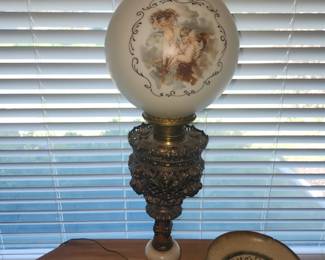 Vintage lamp from original Mancy's restaurant 