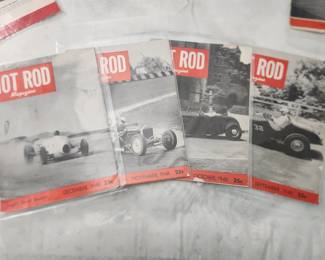 Hot Rod magazine collection beginning with first edition in 1948