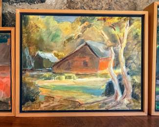 15.25" x 13.25" painted by Barbara Jones