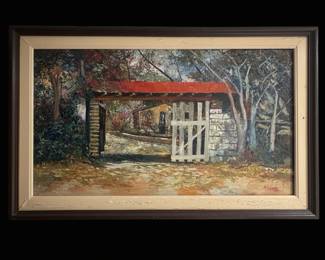 M. Tejada Landscape Oil Painting