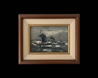 Ronquillo Seascape Oil Painting