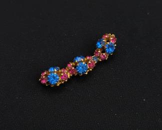 Swarovski Crystal Rhinestone Trim Patriotic Colors