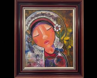 Whitman Original Oil Painting B
