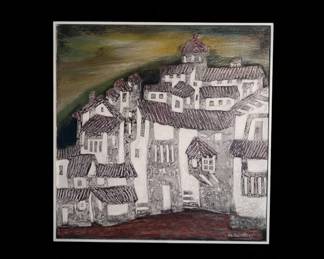 Nstor Villags Original Oil Painting