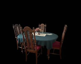 Spanish Revival Style Dining Room Set