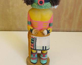 Hopi half-clown kachina by Delbridge Honani
